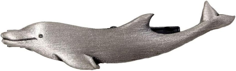 ネクタイピン タイピン イルカ いるか タイバー おもしろ コミックタイバー かわいい動物 モチーフ お洒落 アンティーク仕上げ拍卖