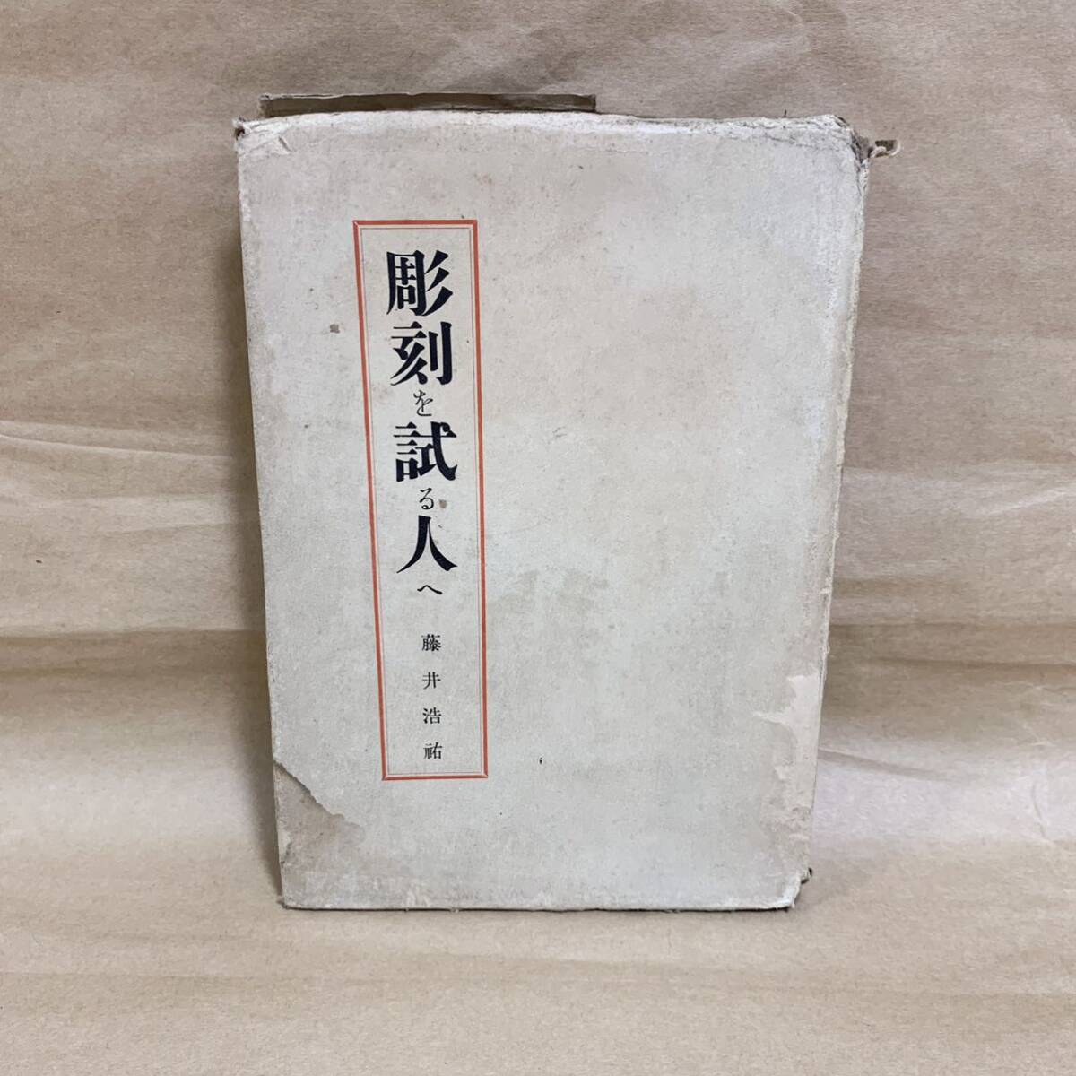 彫刻を試る人へ 藤井浩祐 中央美術社 大正13年 古本 古書拍卖