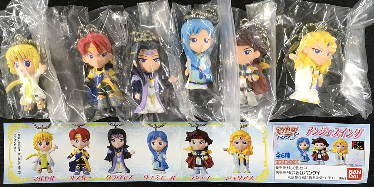カプセルトイ【アンジェリーク・トロワ アンジェスイング】未使用状態・全6種セット拍卖