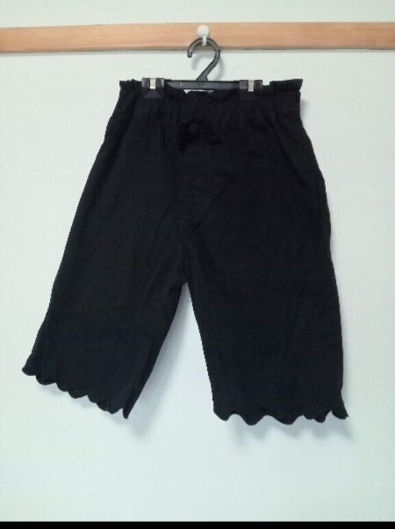 トロワラパン(KP)裾 スカラップ ハーフパンツ 140 半ズボン拍卖