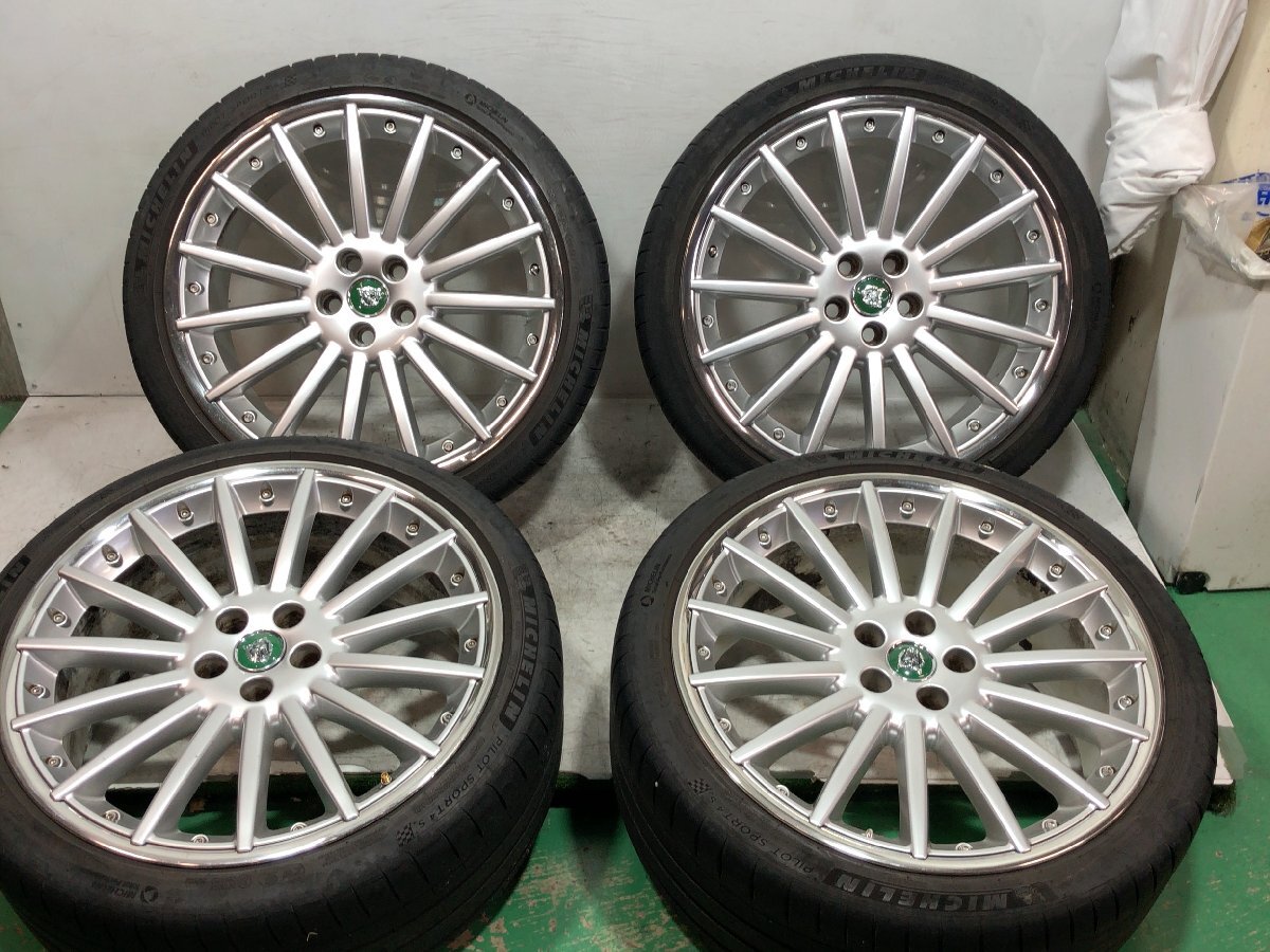 美品!傷少なめ! ジャガー J73TA 純正 BBS 20x9J +49 5H 108 ハブ径63.4mm 4本 ミシュラン 255/35R12 97Y 2019年拍卖