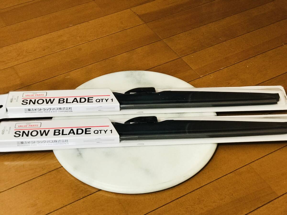 ★新品未使用★三菱FUSO SNOW BLADE QY1 スノーブレード QY012026 480㎜ 2本組★拍卖