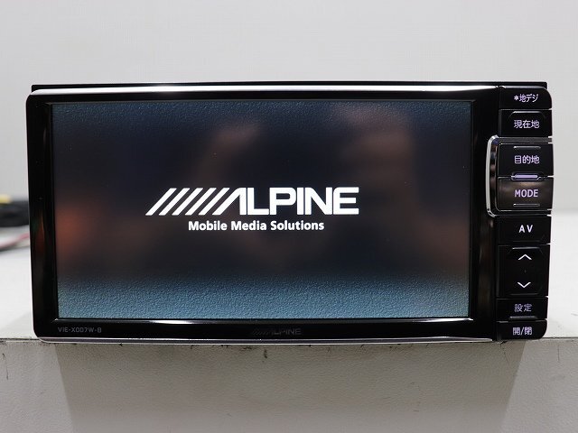◎ ALPINE VIE-X007W-B SDナビ DVD/CD/地デジ アルパイン ジャンク品 (在庫No:A38719) ◎※拍卖