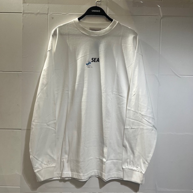 WIND AND SEA 24aw SMURF RUN L/S TEE XLサイズ ウィンダンシー スマーフラン 長袖Tシャツ ロンTEE拍卖