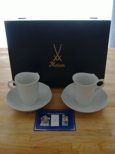 マイセン(波の戯れ)C&S2客 未使用 定価33,000円拍卖