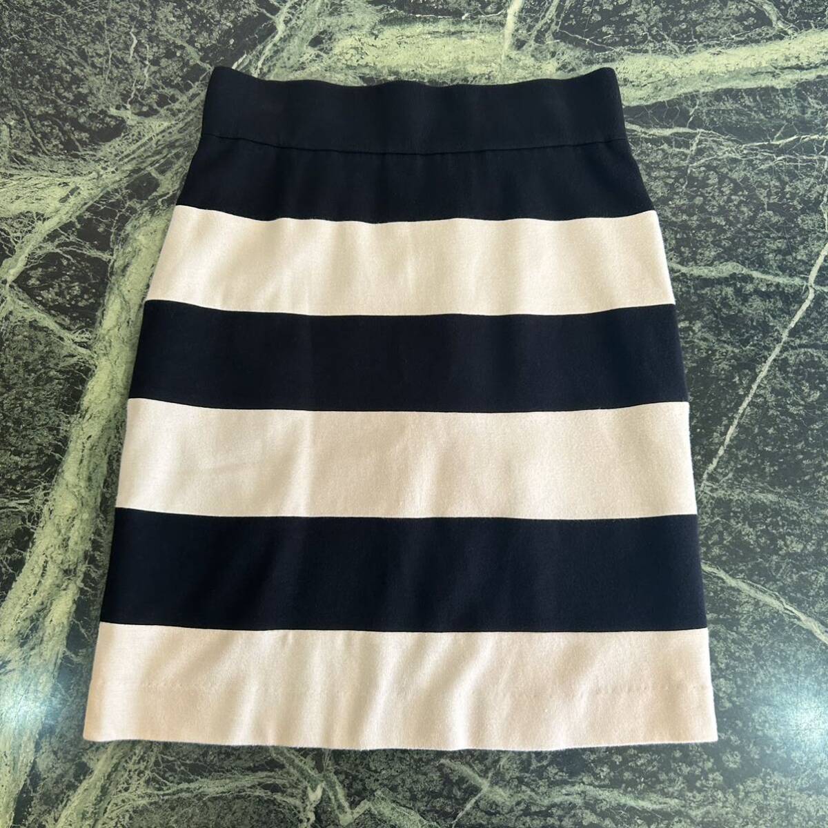 【美品】Diagram GRACE CONTINENTAL★ダイアグラム グレースコンチネンタル ミニスカート 36サイズ Sサイズ 黒 ベージュ タイトスカート拍卖