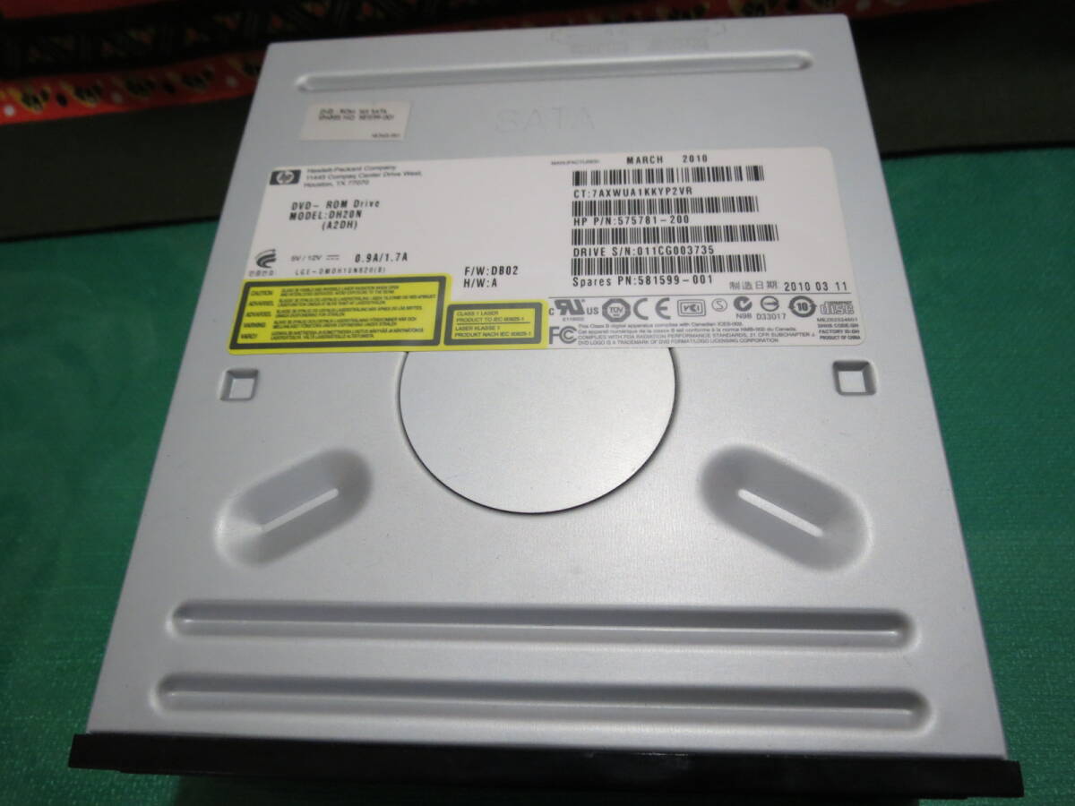 ■ジャンク品 HP DVDROMドライブ DH20N 中古USED■拍卖