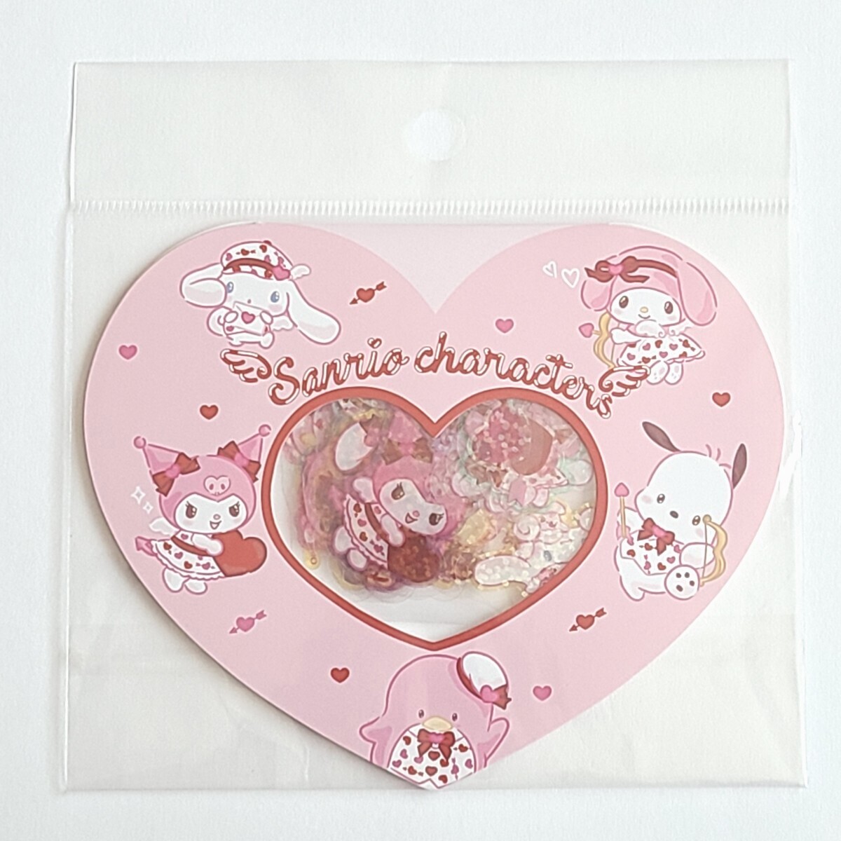 ★【サンリオ】キャラクターズ シール キューピット フレークシール シナモロール クロミ マイメロ サム キューピッド 1Z594R609拍卖