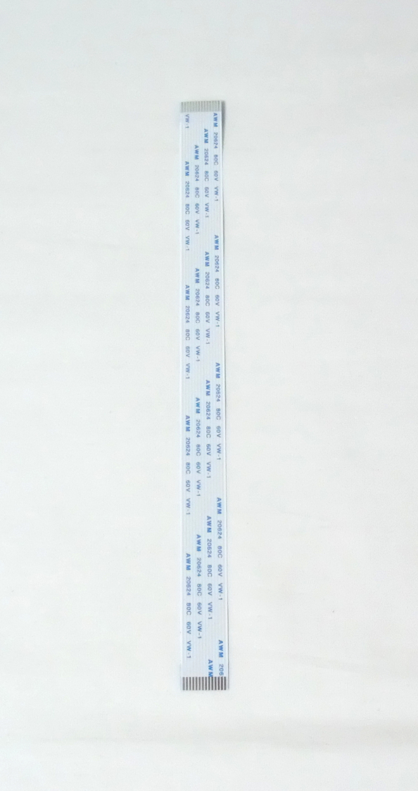 フレキシブルフラットケーブル1mmピッチ14ピン長さ20cm接続面同じ2本セット(FFC、新品) 拍卖