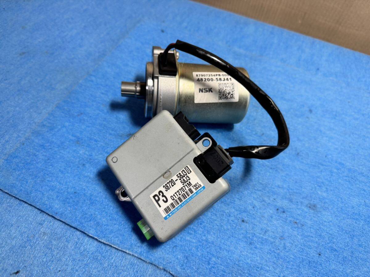 DBA-MH22S ワゴンRスティングレー 純正 パワステコンピューター パワステモーター 38720-58J30 48200-58J41拍卖