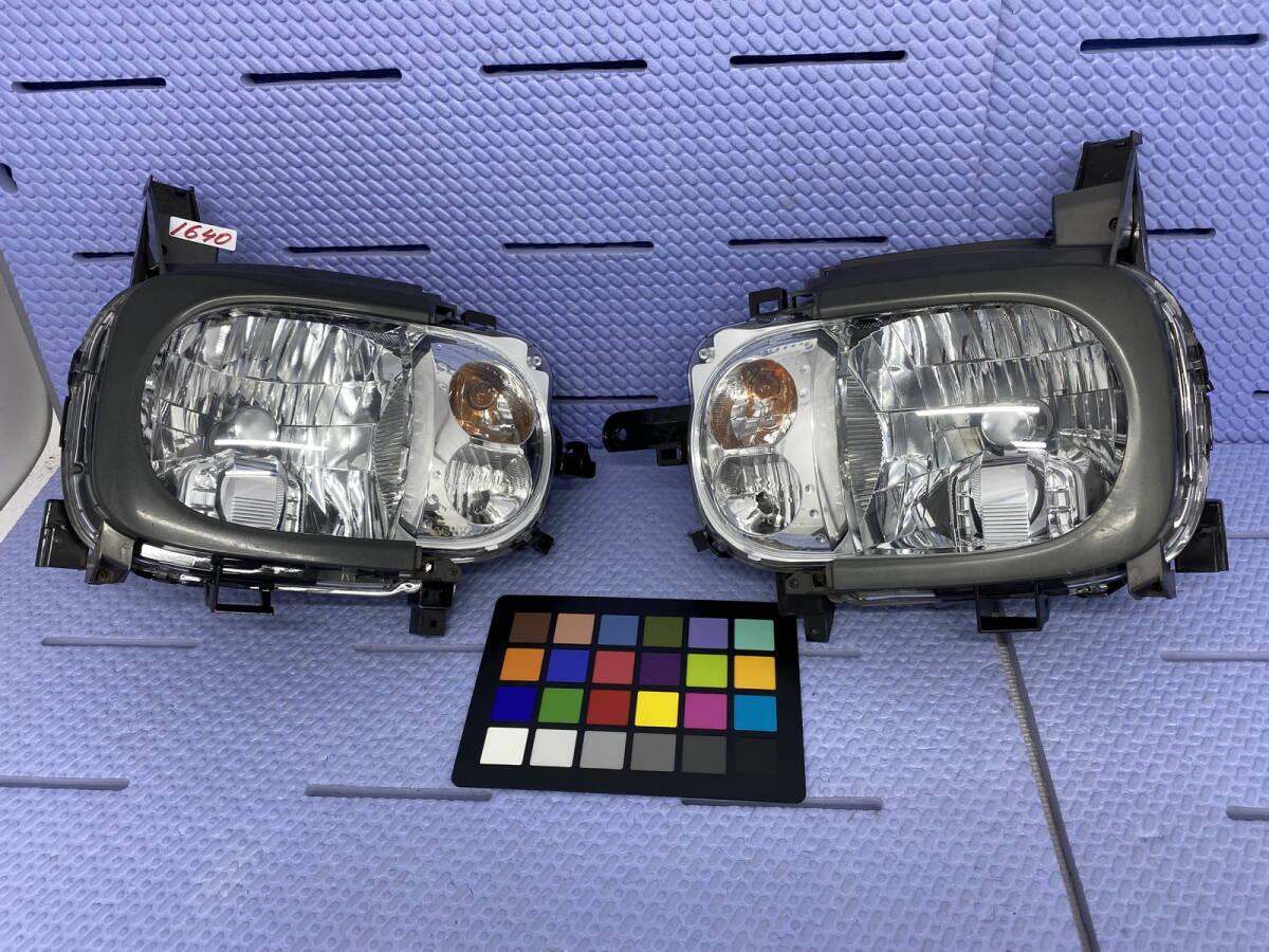 1640 * キューブ YZ11 ヘッドライト 左右 イチコー 1802 キセノン HID 打刻拍卖