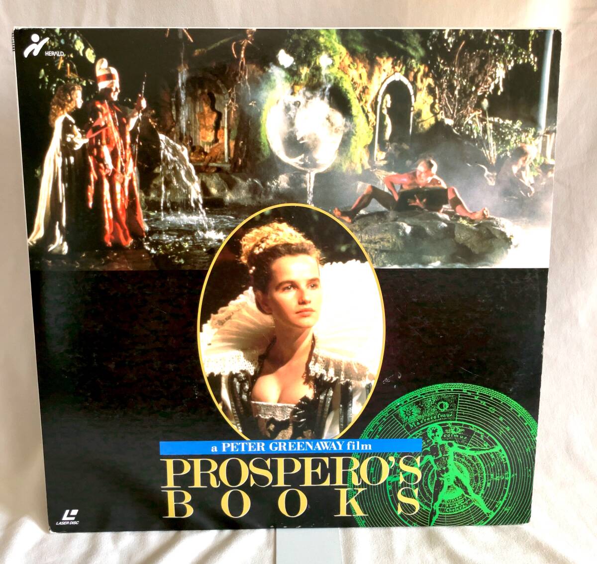 国内盤LD プロスペローの本 ピーター・グリーナウェイレーザーディスク2枚組。LD Peter Greenaway, Prospero's Book拍卖