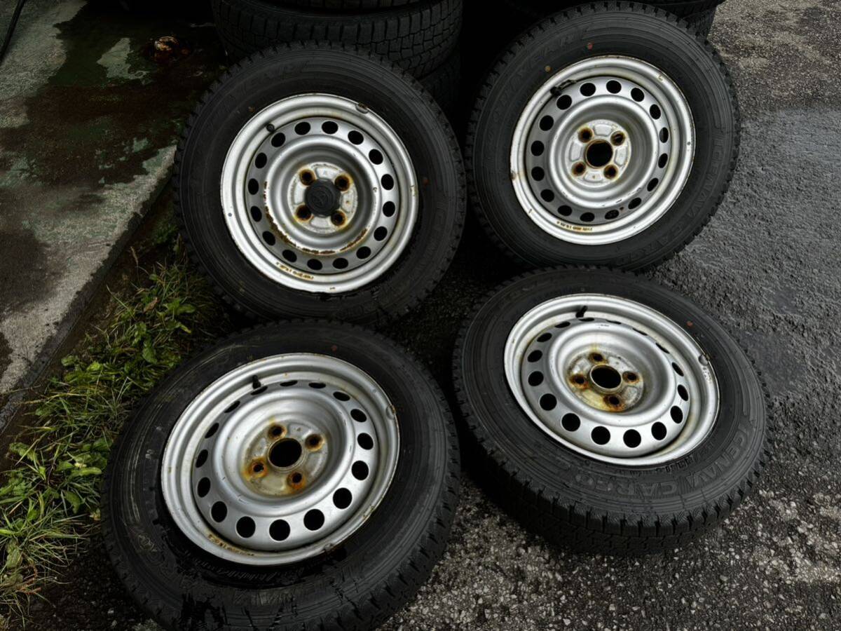 Y1156 155/80R14 88/86N LT グッドイヤー goodyear 2023年 PCD100 4H 5J PROBOX SUCCEED プロボックス サクシード 4本セット拍卖