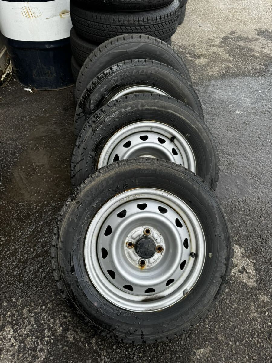 Y1155 175/70R14 84Q ダンロップ dunlop 2022年 PCD100 4H 5J PROBOX SUCCEED プロボックス サクシード 4本セット拍卖