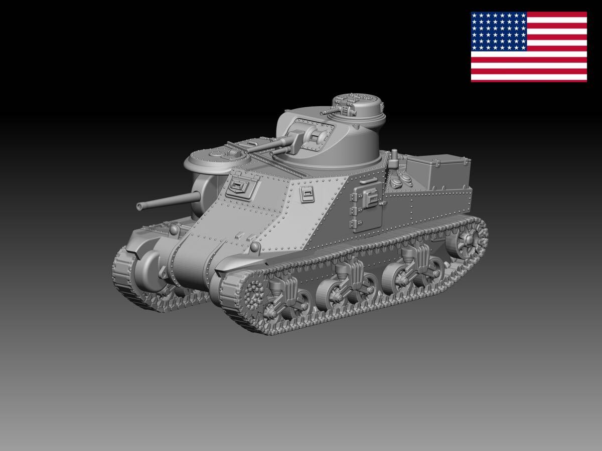 1/72レジンキット 未塗装 WWⅡ アメリカ軍 M3Lee 中戦車 240907拍卖