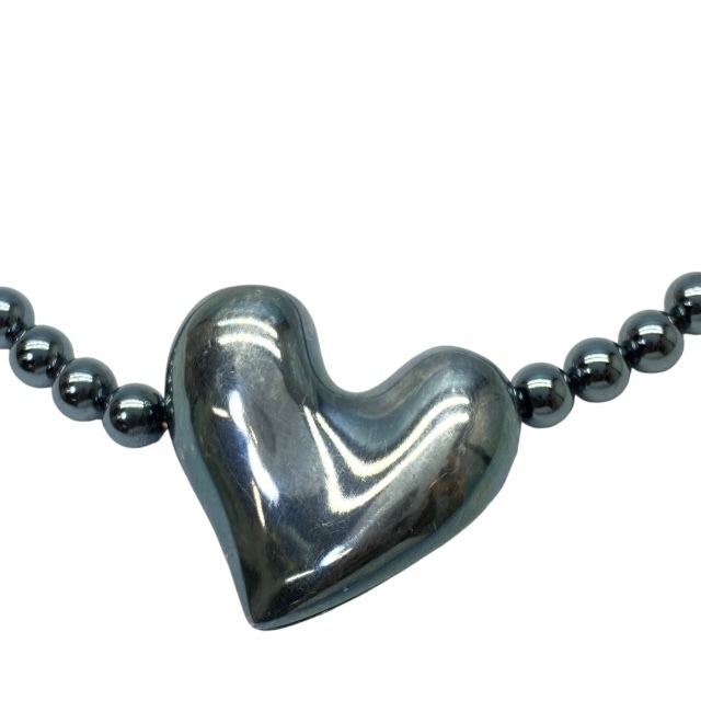 GEORG JENSEN ジョージジェンセン ネックレス チョーカー アクセサリー 小物 ハートモチーフ SV925 ヘタマイト シルバー系拍卖