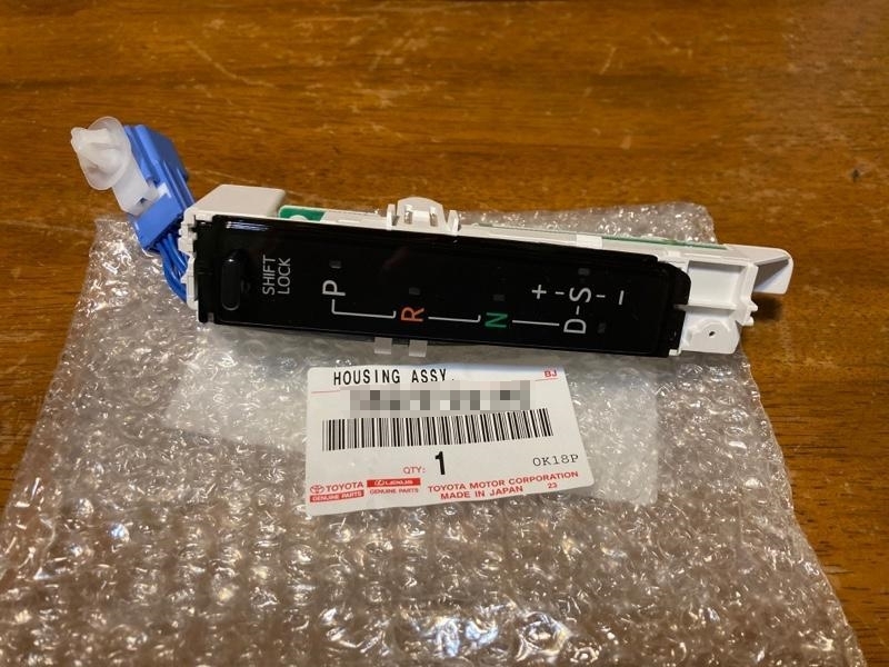 ■新品■トヨタ 純正 マークX ハウジング シフトパターン パネル ポジションインジケータ 拍卖