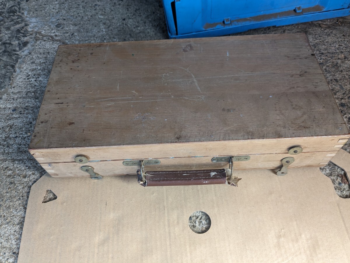 アンティーク 画材道具 筆入れ 絵の具入れ レトロ 当時物拍卖