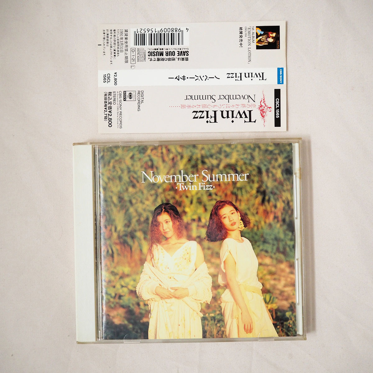 ◆ SAMPLE盤 Twin Fizz ツイン・フィズ / November Summer 1991年 ◆拍卖