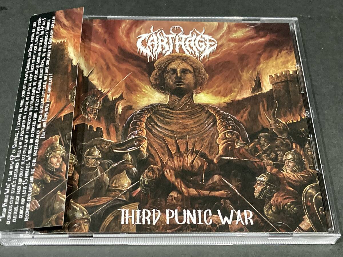 ギリシャ産デス・メタル Carthage / Third Punic War ブルデス 輸入盤CD 帯付 5曲入りEP拍卖