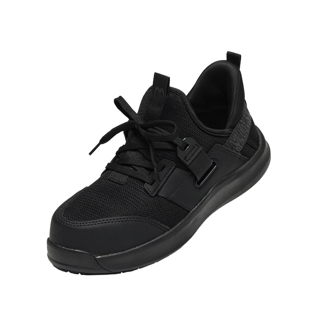 3~4日以内発送 マンダムFLY-UP#510 (ブラック/24.5cm) 仕事 靴 疲れない 軽量 疲労 軽減 倉庫作業 先芯 安全靴 レディース ワークシューズ拍卖