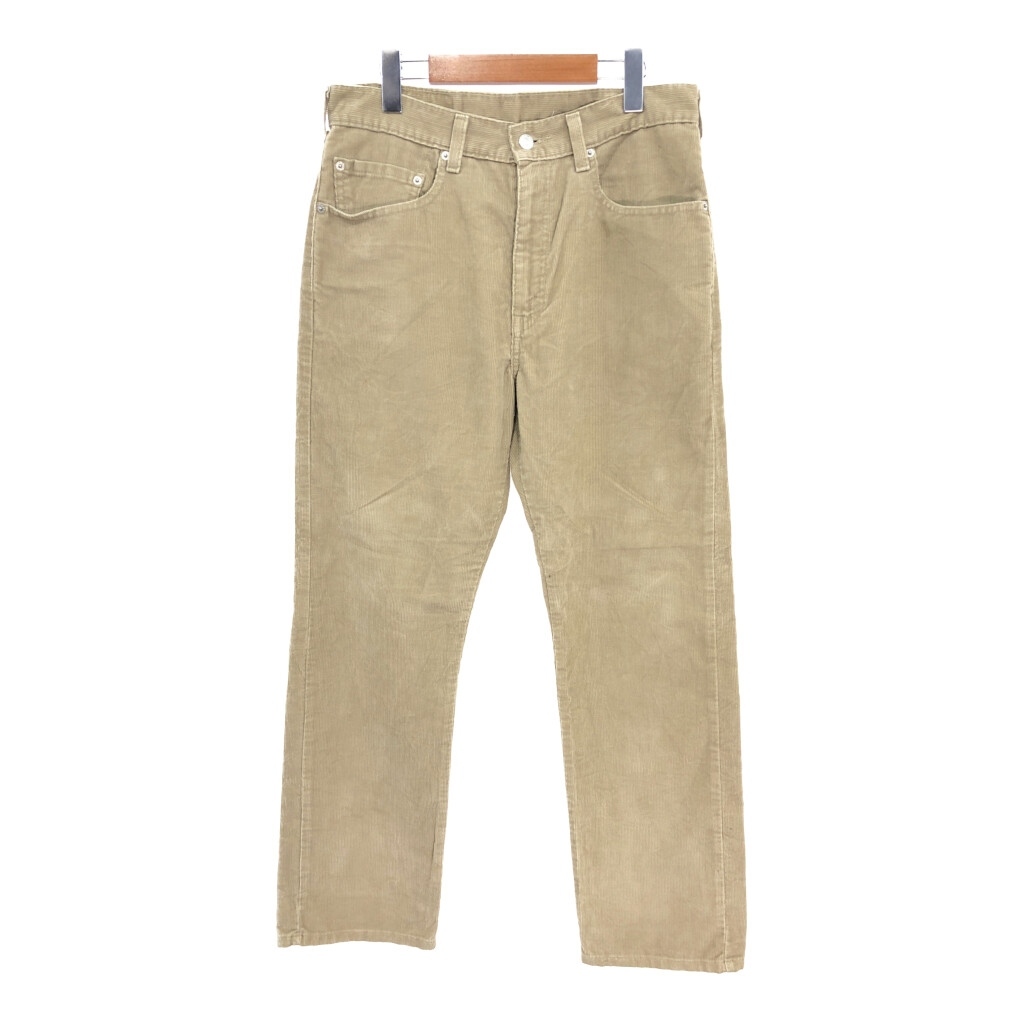 00年代 Levi's リーバイス 505 コーデュロイパンツ ベージュ (メンズ W32 L30) 中古 古着 S1545拍卖