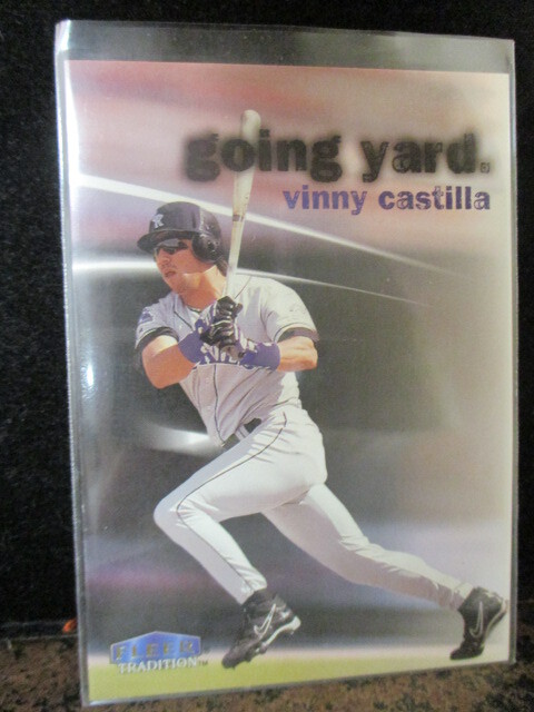 ◎野球カード  ビニー・カステーヤ  1999 Fleer Tradition going yard 4  即決!!拍卖