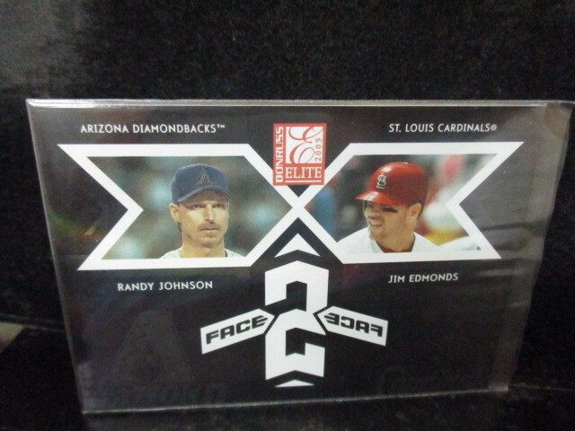 ◎プロ野球カード ランディ・ジョンソン ジム・エドモンド  2005 Donruss Elite FF-9 010/500 即決!!拍卖