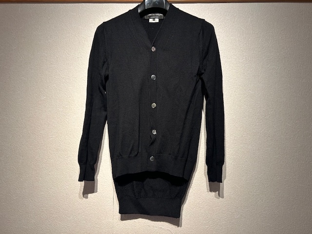 ♪送料無料★COMME des GARCONS HOMME PLUS★名作★カーディガン★Asymmetry Cardigan★編み切り替え★AD2013★品番:PL-N027★黒★S♪拍卖