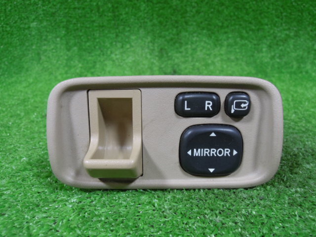 トヨタ プラッツ NCP12 電動格納 ドアミラースイッチ 中古 183575 777452 配線9本 カプラー付き カバー付き 15314拍卖