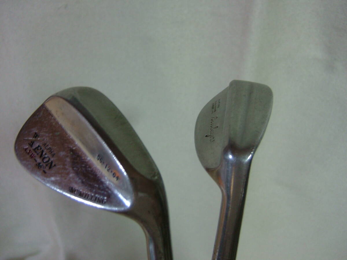 即決 中古 窪み有ソールSW DOUBLE DUTY WEDGE(NC MILLING AXW-56度、ベンセイヤーズ) 2本セット ヤマト120サイズ拍卖