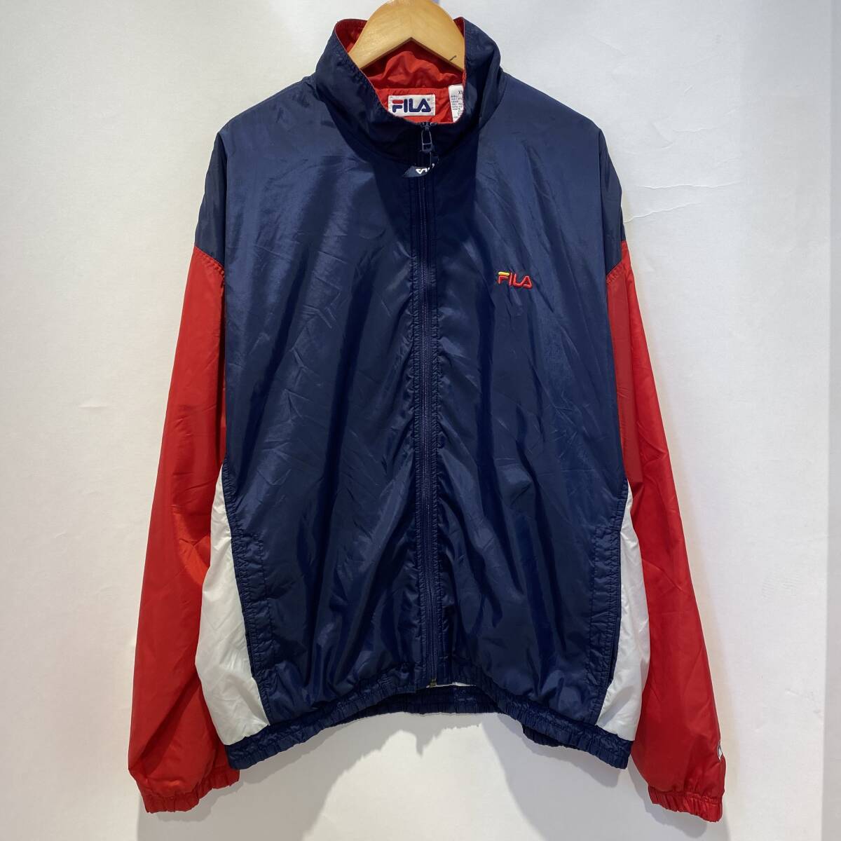 FILA フィラ ナイロンジャケット ウインドブレーカー ジャケット XL 10117196拍卖