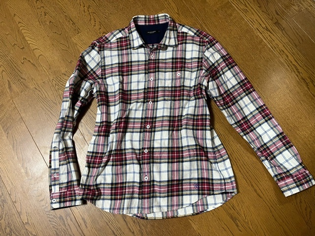 ブラックレーベルクレストブリッジ チェック ネルシャツ 3 (Lサイズ) b740拍卖