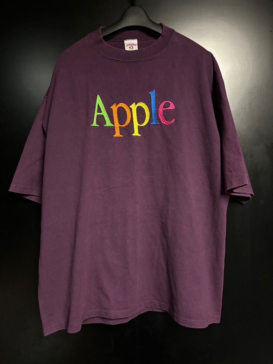 激レア当時物 Apple 企業Tシャツ ヴィンテージ サイズXL アップル USA製 JERZEESタグ拍卖