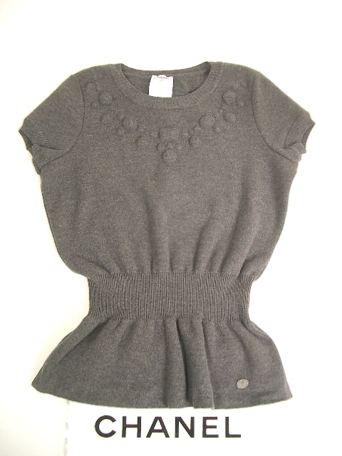 CHANEL シャネル トップス グレー #34 4259拍卖