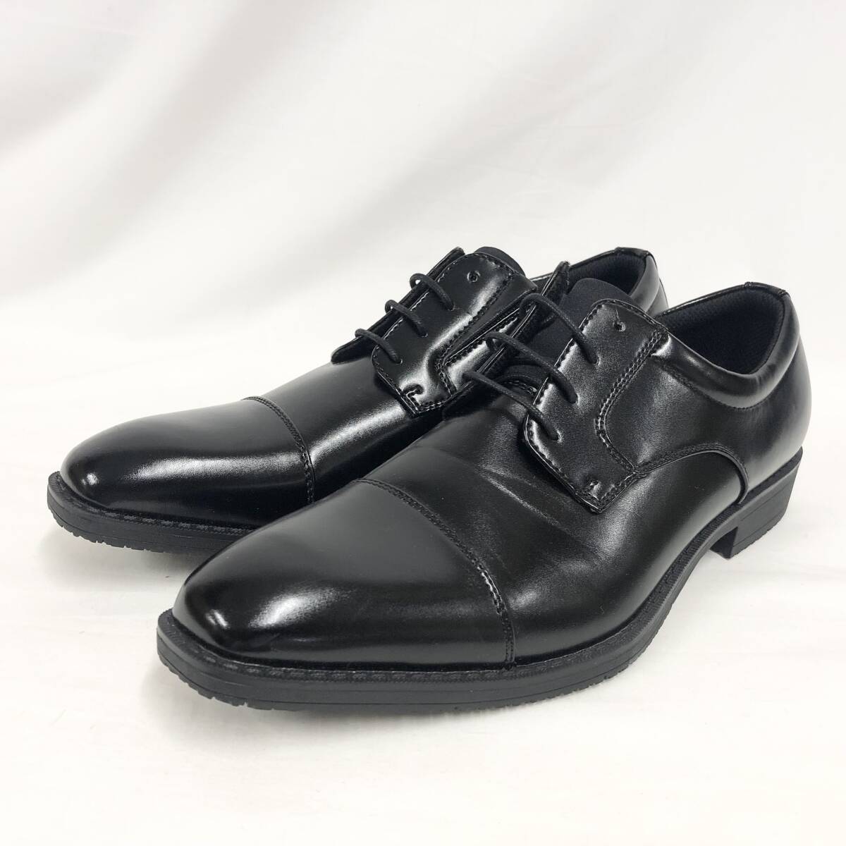 ○★新品未使用 STEFANO ROSSI(ステファノロッシ) S-TIP ビジネスシューズ ブラック 25cm★○拍卖