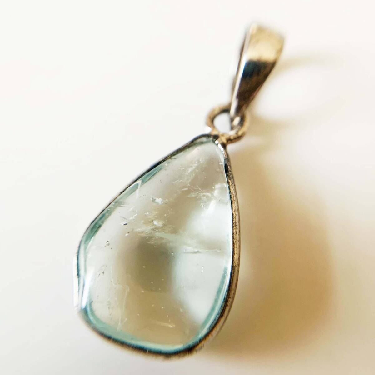 美品 天然石 925シルバー銀製 ペンダントトップ No.5934拍卖