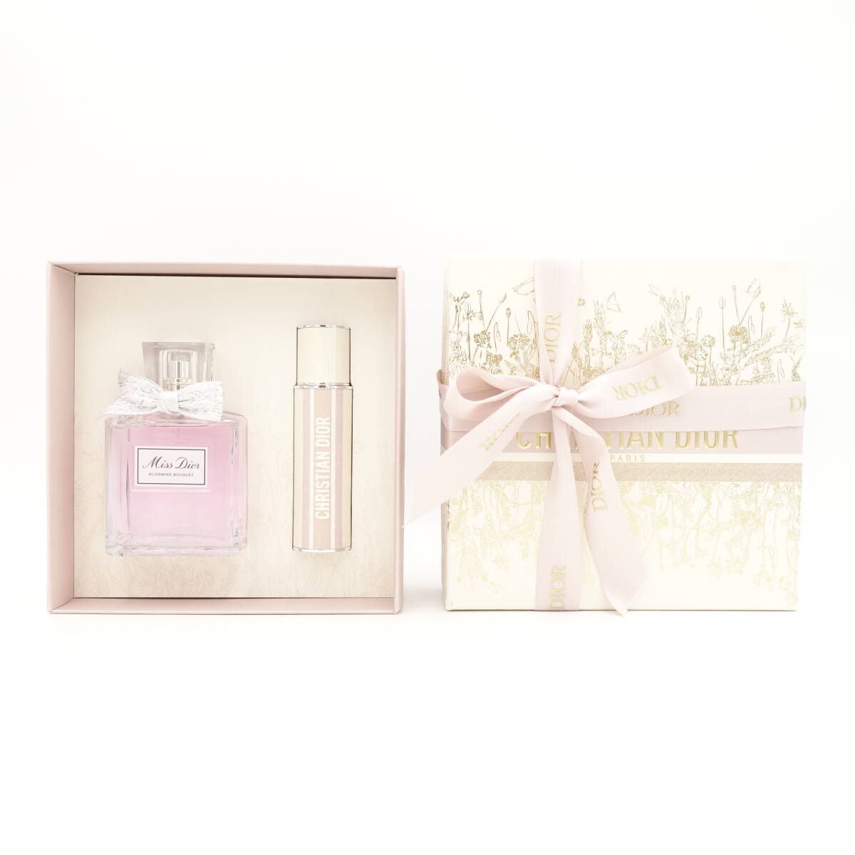 Dior ミスディオールブルーミングブーケ トラベルスプレー コフレ 限定品/未使用/BOX付/香水 100ml/トラベル スプレー ケース10ml/16120拍卖