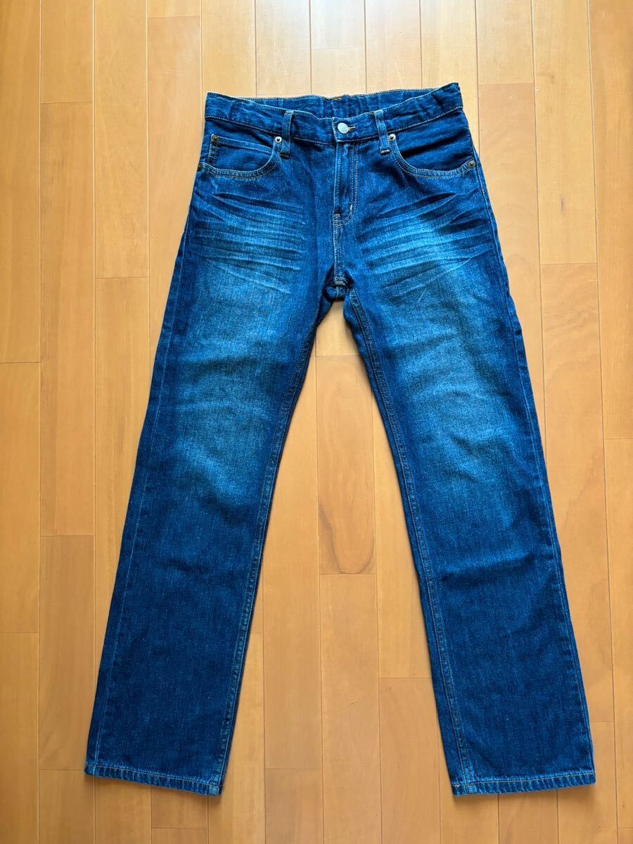 ユニクロ UNIQLO★ジーンズ★デニムパンツ★150㎝★アジャスター付き【USED】拍卖