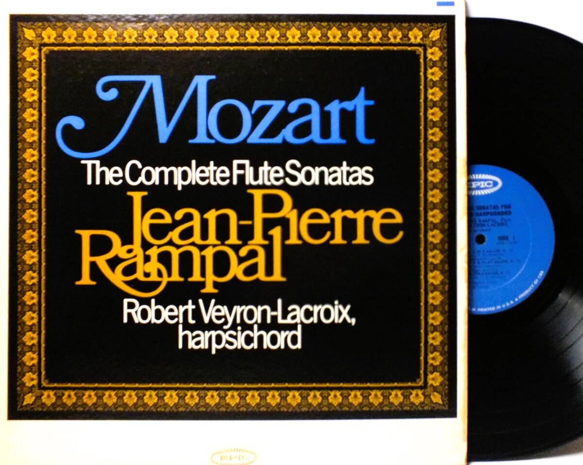 LP LC 3888 【フルート】ジャン・ピエール・ランパル モーツァルト フルートとハープシコードのためのソナタ【8商品以上同梱で送料無料】拍卖
