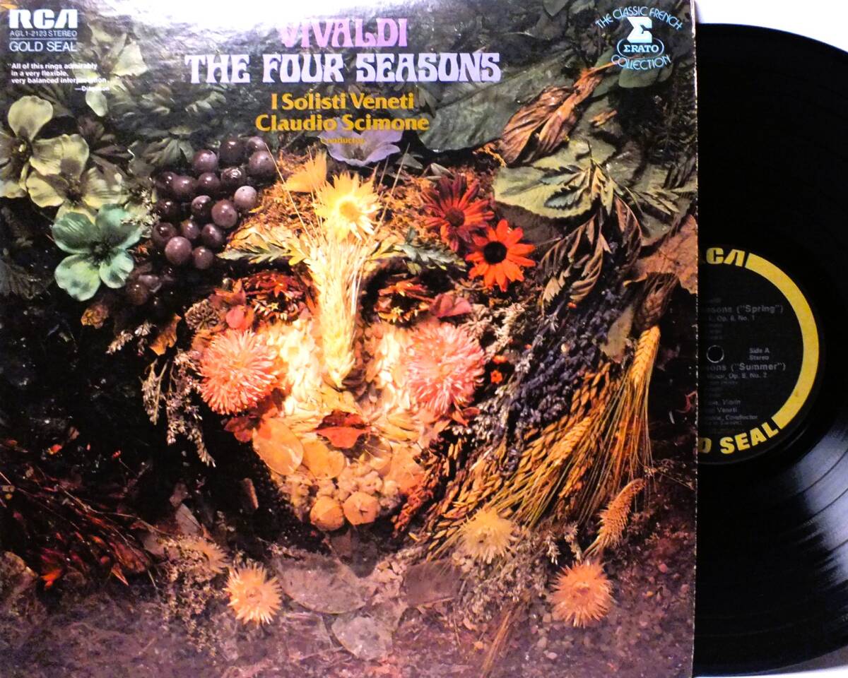 LP AGL1 2123 【ヴァイオリン】ピエロ・トソ シモーネ ヴィヴァルディ 四季 イ・ソリスティ・ヴェネティ 【8商品以上同梱で送料無料】拍卖