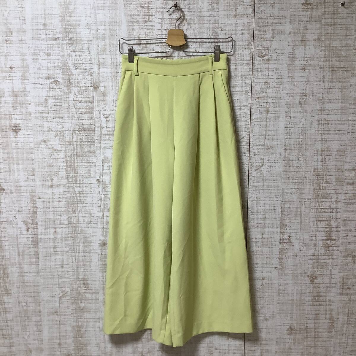 A298◇ROPE' PICNIC|ロぺピクニック パンツ ワイドパンツ レモンイエロー サイズ38拍卖