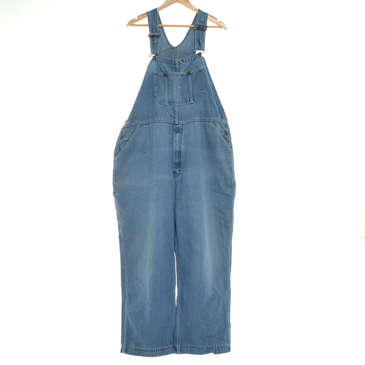 ●519624 ROEBUCKS ●デニムオーバーオール メンズ インディゴ拍卖