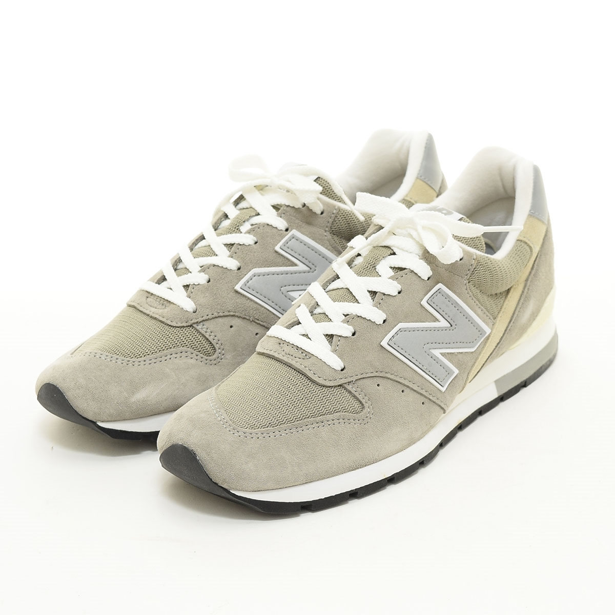 ●524005 NEW BALANCE ニューバランス ●スニーカー 996 M996 GY サイズ28.0cm メンズ USA製 ベージュ拍卖