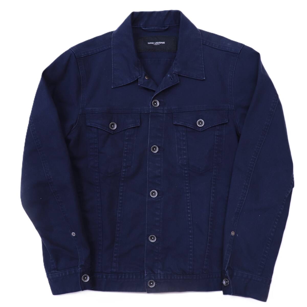 nano universe◆ナノユニバース/Gジャン/S/コットン/NVY/無地/NUC71BZ0162JS拍卖