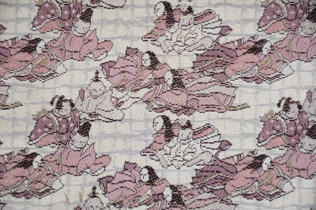 名古屋帯 源氏物語 人物文様 正絹 帯丈342cm ★着物屋 ne-11997 桜庭呉服店拍卖