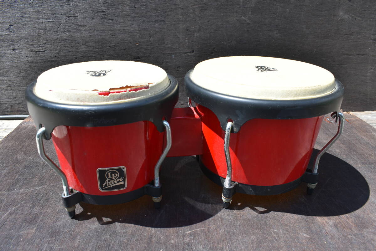 Qo885 LP Aspire エルピー アスパイヤー ウッドボンゴ 楽器 パーカッション 打楽器 ラテン楽器 *100拍卖