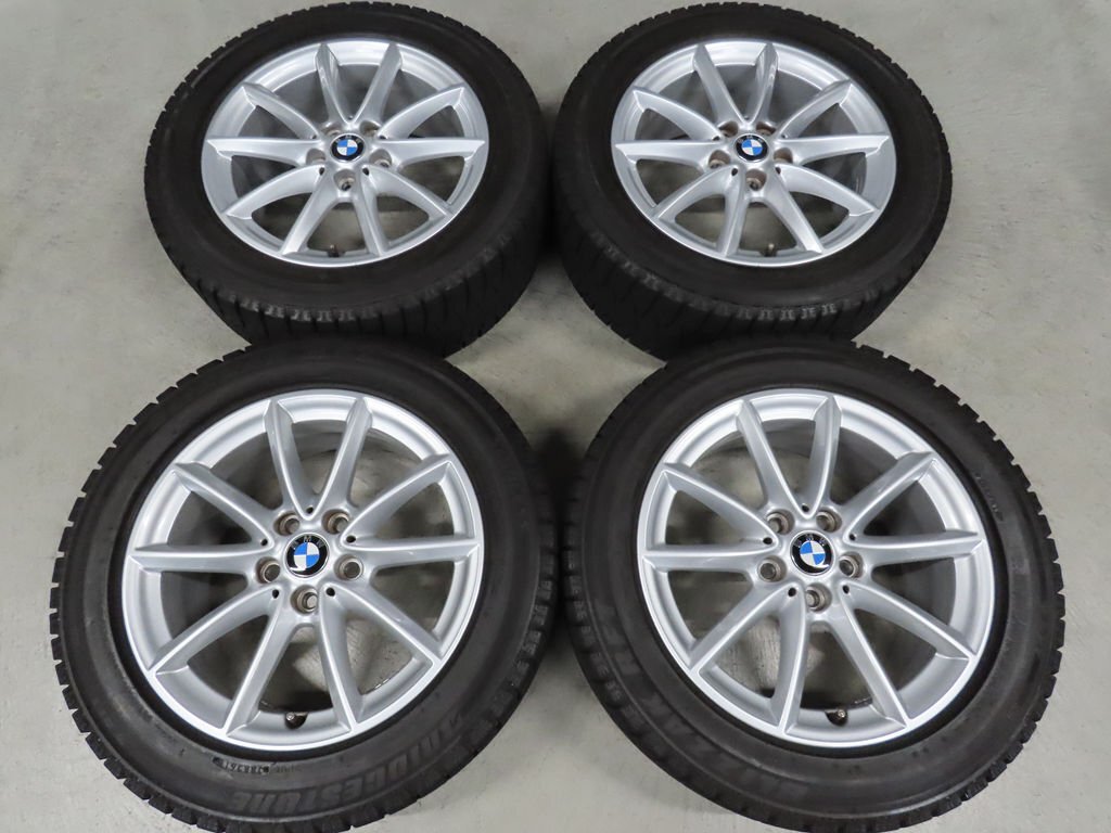 BMW X1 X2 225/55R17 F48 F39 純正 7.5J +52 PCD112 5穴 6856061 スタイリング560M ブリヂストン ブリザック スタッドレス拍卖