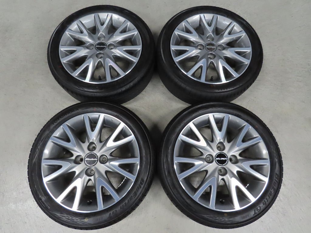 モデューロ ホンダ 165/55R15 純正オプション MG008 ヨコハマ 5.5J +45 PCD100 4穴 N-BOX N-WGN 08W15-TM8-000拍卖