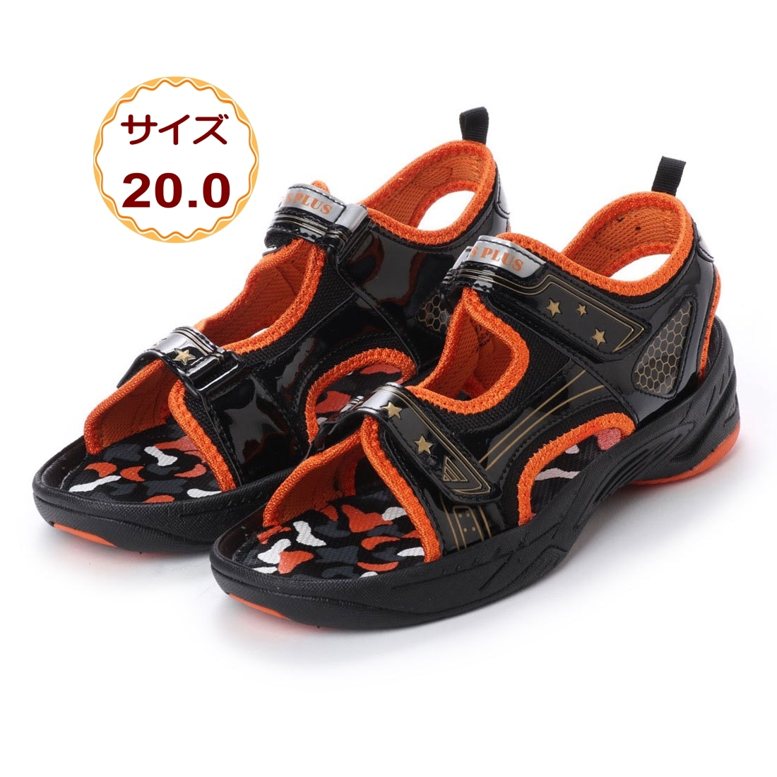 【在庫処分特価】スポーツ ビーチ サンダル アウトドア レジャー マリン シューズ 防滑 軽量 つま先保護 ブラック ジュニア 17915-blk-200拍卖